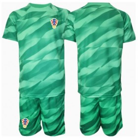 Kroatia Keeper Borte skjorte til barn EM 2024 Kortermet (+ korte bukser)